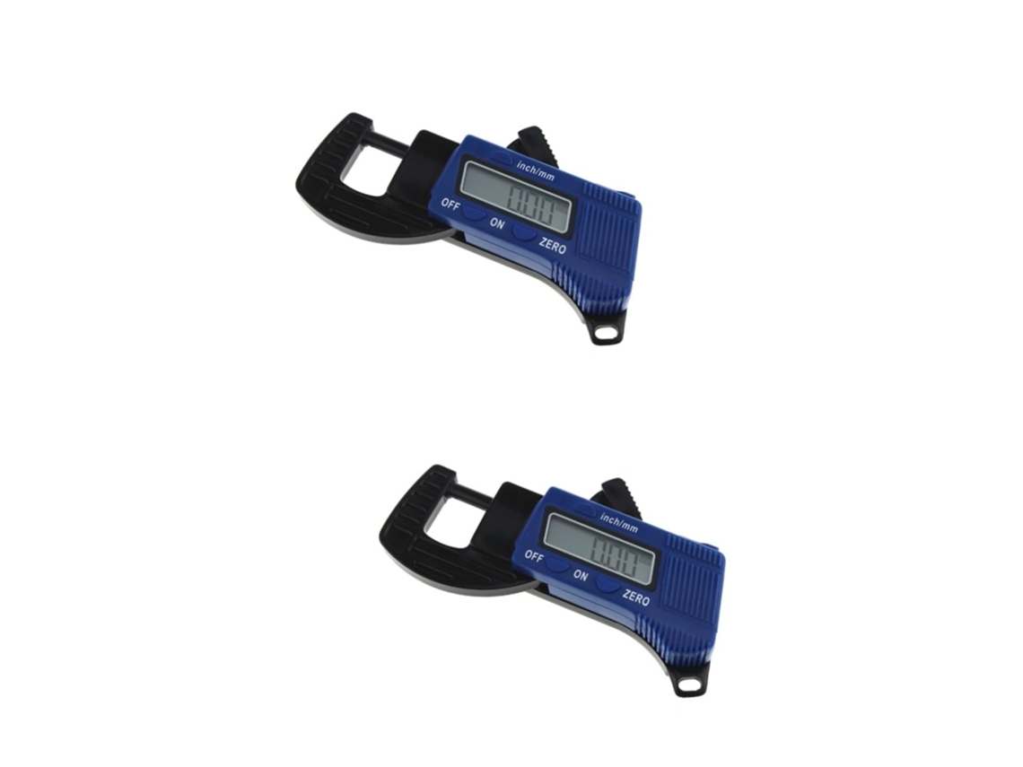 Medidor De Espessura Digital Heallily 2 Peças, Filme Portátil Azul