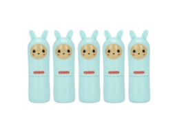 Tubo De Batom Cartun Reenchível Diy Para Bálsamo Labial Travel - 5 Peças