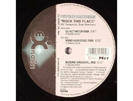 Vinil Rock This Place Explosive Records