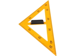 Lurelia Régua Triangular Em Plástico 40cm Com Magnética E Durável Para Sala De Aula