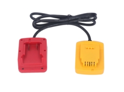 Cabo extensor para bateria de lítio, adaptador redutor de peso, porta DCB201, para baterias de íon de lítio de 18 V e ferramentas elétricas.