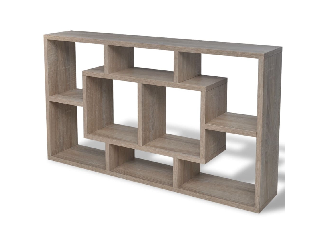 Wall Mounted Shelf, Wall Mounted Shelves Vidaxl Marrom Madeira Processada (n/a)