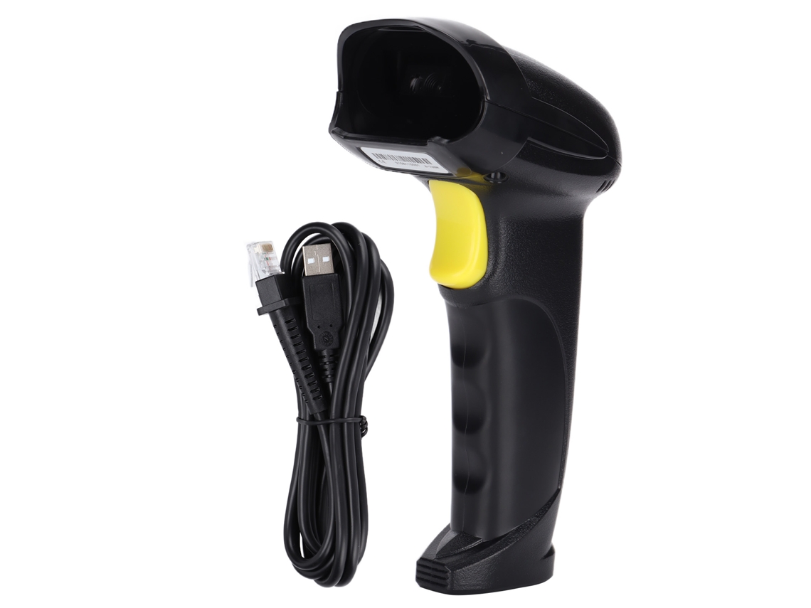 Leitor de Código Qr Portátil com Cabo Usb para Supermercados, Hospitais e Catracas BRILVIBERA