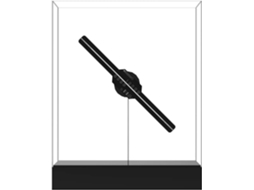 Conjunto de Presente com Ventilador Holográfico 3d e Luz Led Decoração SFUSHOS