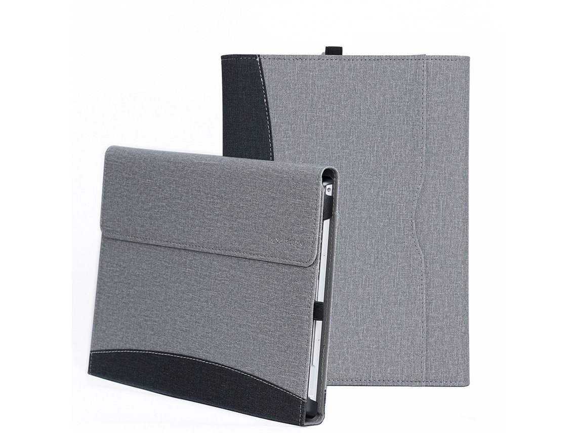 Capa Flip Resistente HEXINYIGJLY para Surface Pro 12",com Porta Caneta, Teclados Bases Compatíveis Cinza