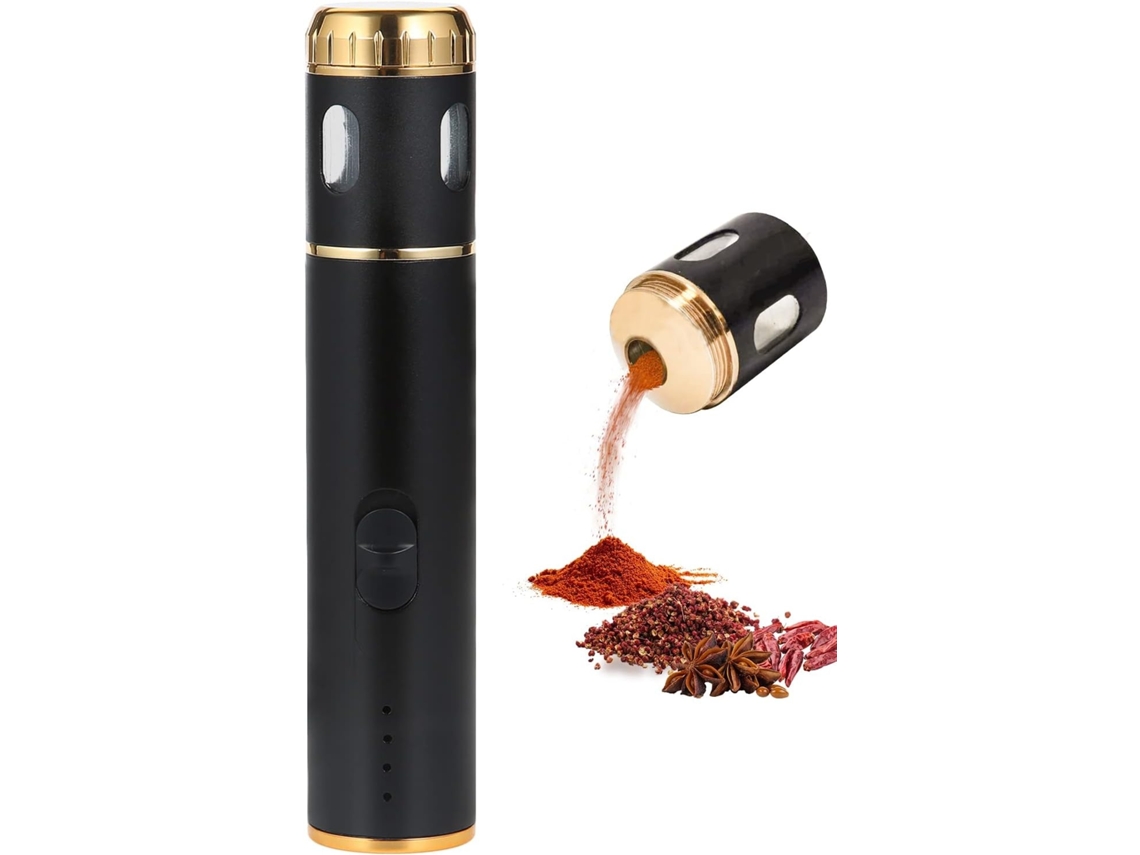 Moedor Elétrico De Alimentos, Recarregável, Usb, Para Café, Grãos E Especiarias, Automático - Elysve