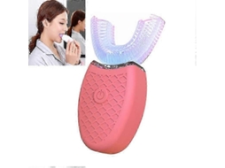 Escova De Dentes Elétrica De Clareamento Bucal Em Forma De U Preguiçosa