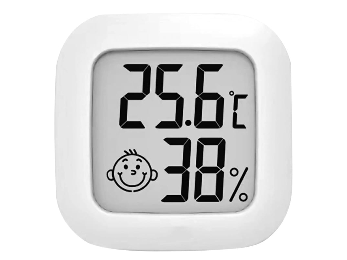 2026-higrómetro Termómetro Digital Mini Para Interior Com Ímã E Cola, Precisão ±1℃ ±3% Hr