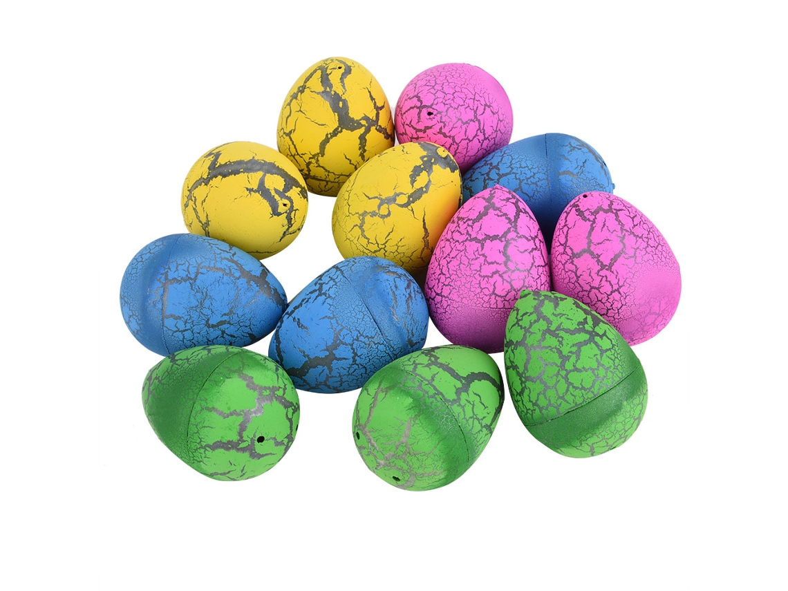 Primerox 12pcs Ovos de Dinossauro Mágico de Eclodir Crescem na Água Brinquedos para Crianças