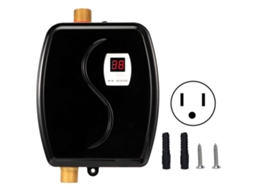 Aquecedor De Água Portátil Laxiscreed Com Display Digital Para Banho E Cozinha