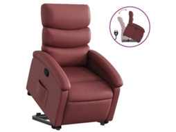 Stand Up Recliner Chair, Stand Up Recliner Chairs Vidaxl Vermelho Couro Artificial