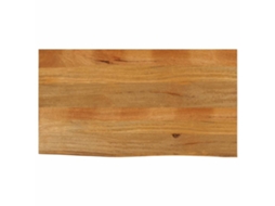 Vidaxl Tampo De Mesa C/ Borda Viva 100x60x3,8 Cm Mangueira Maciça