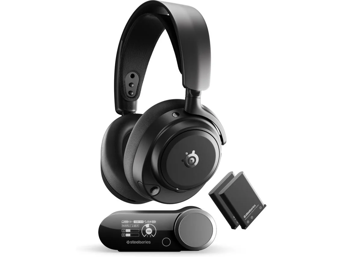 Auscultadores STEELSERIES Arctis Nova Pro Omni (Over Ear - Microfone - Preto)