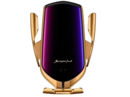 Carregador Carro Sem Smart Sensor Carregamento Rápido Braçadeira para YIZHOOD Dourado