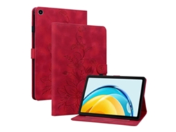 Capa de couro com relevo Lily Webake para tablet