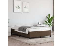 Vidaxl Estrutura De Cama Sem Colchão 120x190cm Castanho Escuro