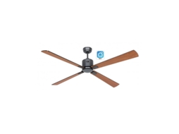 Ventilador de Teto com Wifi CASAFAN Eco Neo Iii 152Cm 952303W Preto / Preto e Teca