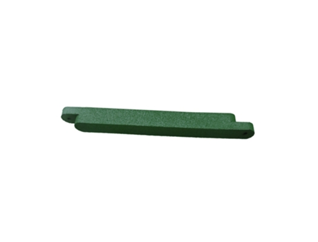 Borracha - Peça lateral - 100 x 10 x 10 cm - Verde