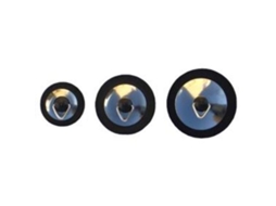 Tapon goma con embellecedor inox 32