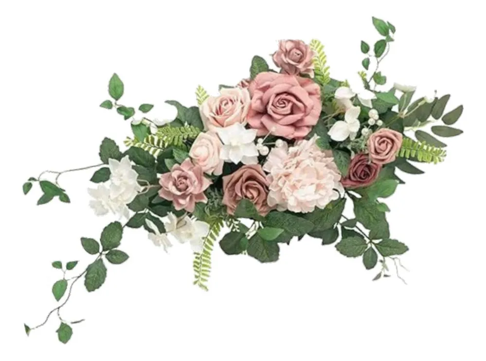 Novos Arranjos Florais Artificiais Para Casamento, Estilo de 25,5x11,8vayotoy