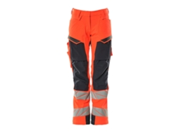 Calças Grandes Com Bolsos Para Joelheiras Accelerate Safe 19078 Laranja 48 / 30 MASCOT