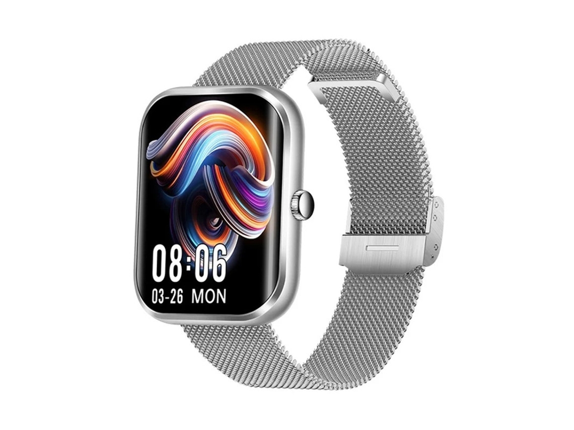 Smartwatch com chamada Bluetooth, tela de 1,96 polegadas, monitoramento de frequência cardíaca e pressão arterial e vários modos esportivos Bestvite