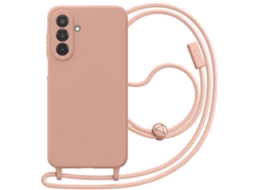 Capa Para Samsung Galaxy A26 Em Silicone Com Cordão De Pescoço