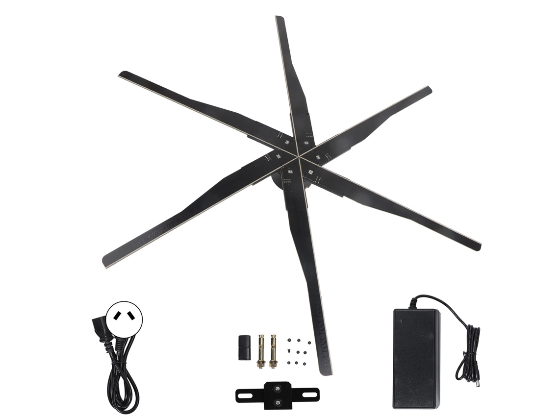 Máquina De Anúncios Projetor Holográfico 6 Blades 100 240v