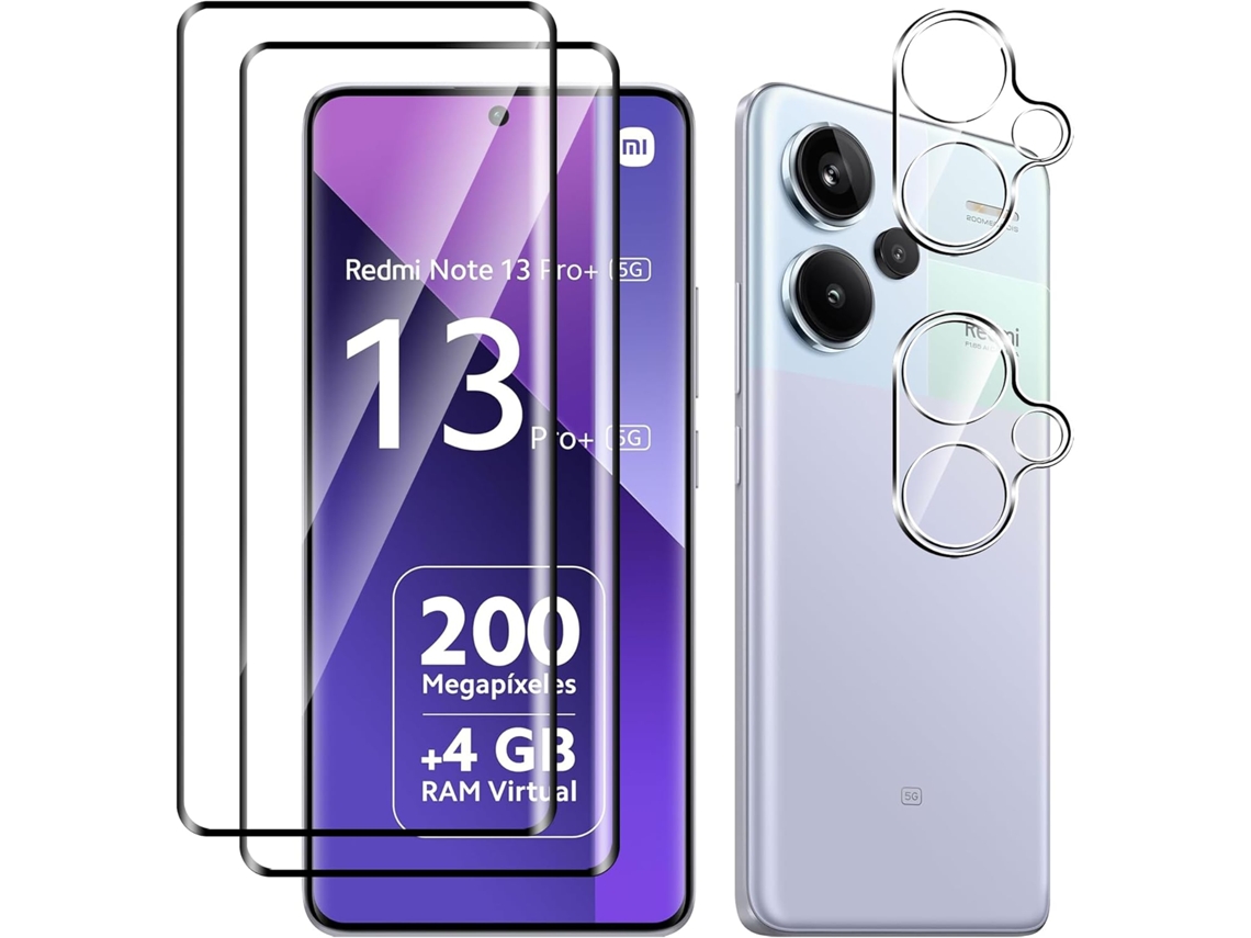 Pelicula de Vidro HONGWE. Redmi Note 13 Pro Plus 5G/Note 13 Pro 5G
