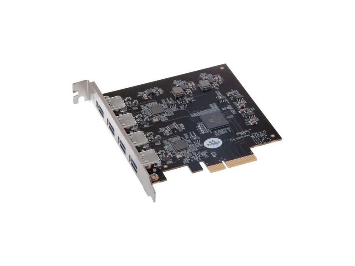 Placa SONNET Allegro Pro Usb 3.2 Tipo a Pcie 4 Portas 10 Gbps Mac e Windows