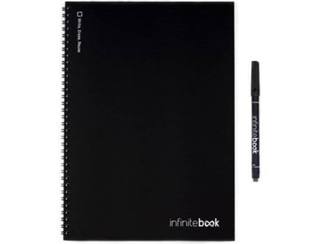 Infinitebook A4 Preto com Marcador (20 folhas)