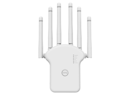 Amplificador/extensor De Sinal Wifi Banda Dupla 1200 Mbps Com Dispositivo Wps E Um Clique E Porta Lan/wan