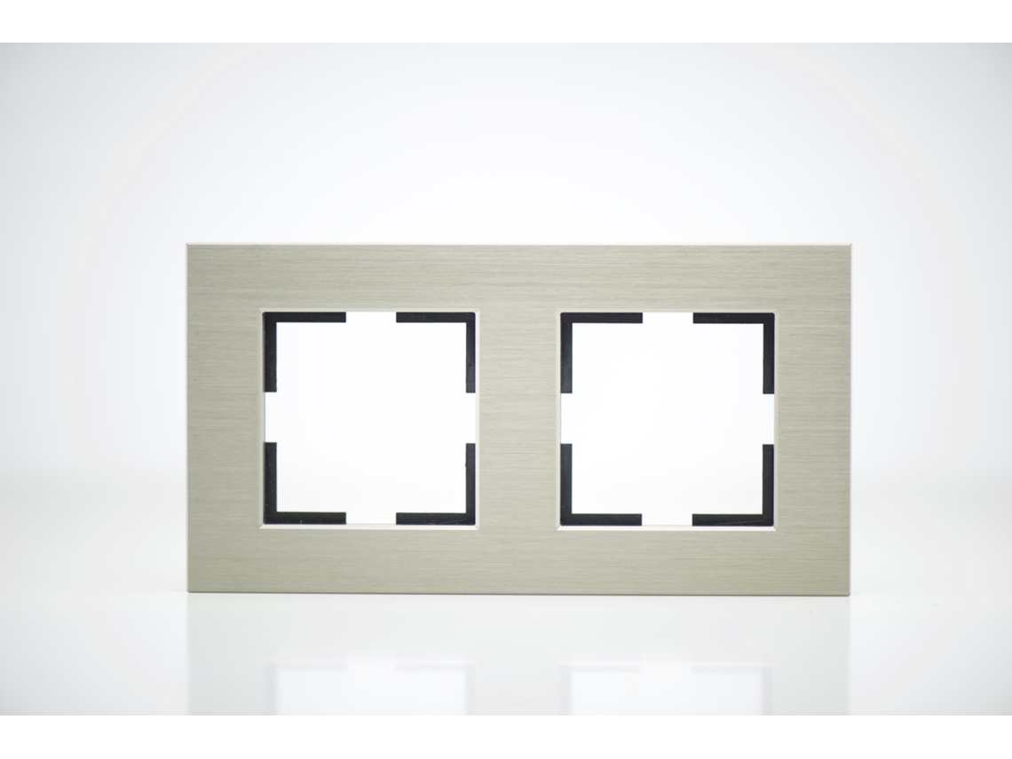 Placa de Acabamento de Metal de Bronze 2 Postes 84X159X10Mm