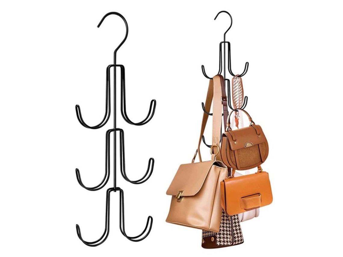 Cabide de Metal Resistente e Compacto para Carteiras Bolsas, Perfeito BRILVIBERA