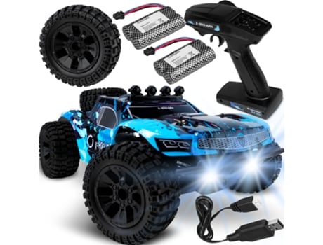 Carro Telecomandado X-Hooligan 4X4 Escala 1:10 Velocidade 50Km/H OVERMAX