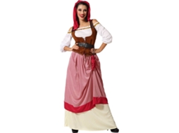 Fato de Mulher DISFRAZZES Criada Medieval (Tam: XXL - 48/52)