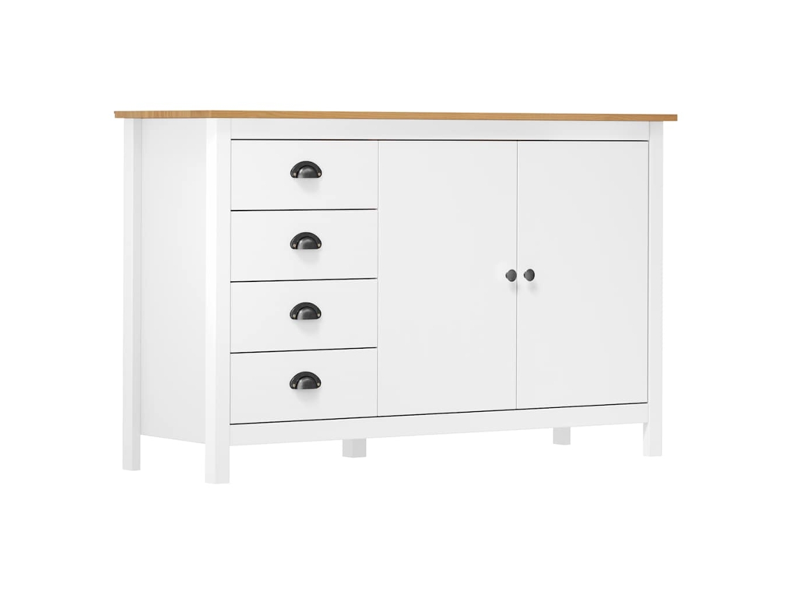 Sideboard, Sideboards Vidaxl Branco Madeira De Pinho (n/a)