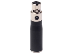 Adaptador de Áudio Xlr Mini 3 Pinos Macho para 4 Fêmea, Conversor Sinal Hi fi Microfone e Alto falante. AQUAFORGE