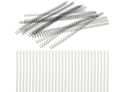 Conjunto De 100 Argolas Metálicas Fichário, Ideais Cadernos Diy, Com Espiral Dupla, Leves E Portáteis