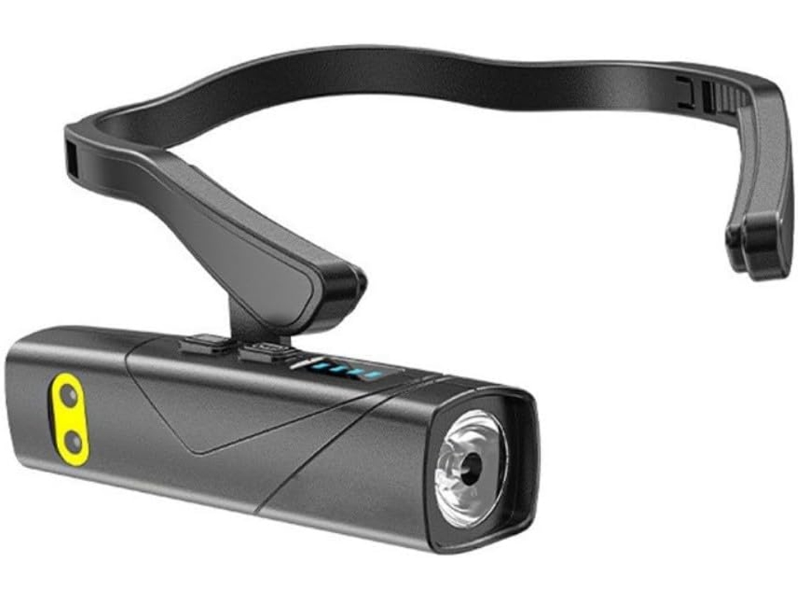 Lanterna De Cabeça Led Recarregável Via Usb Com Sensor Movimento,