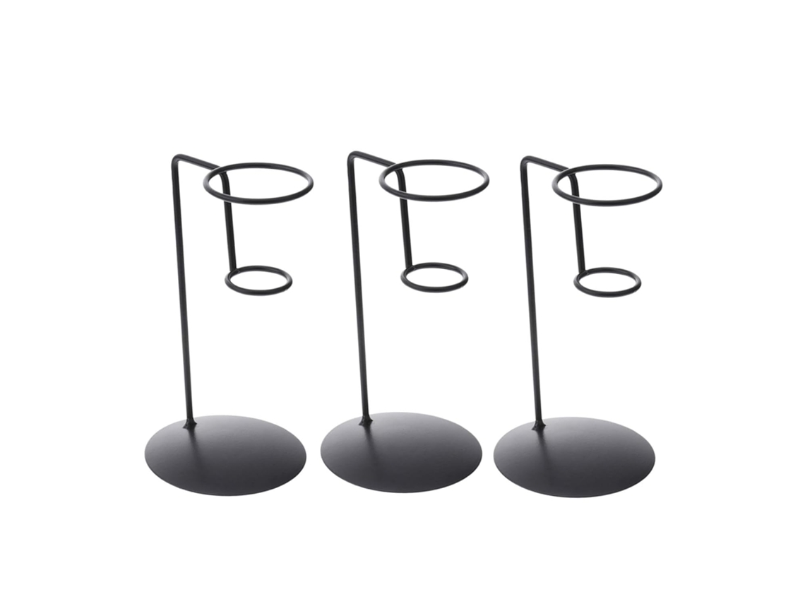 Suporte Para Sorvete Iron Nir, Conjunto De 3 Peças