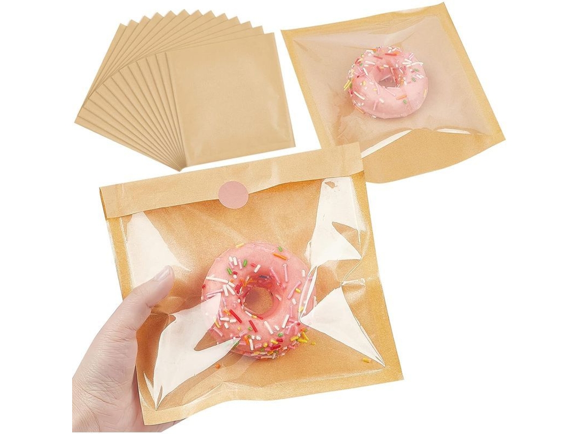 Sacolas de Pão com Janela Termo Selável 18x19cm Nova LINE
