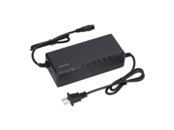Carregador de bateria de lítio de 110 W com 3 tomadas ABS para carros, carregador inteligente