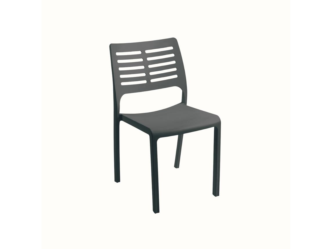 Cadeira Mistral Antracite IPAE PROGARDEN (46.5x52.5x82 cm)