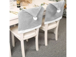 Fasst cubre Respaldo de Silla de Papá Noel para Navidad, Decoración de Mesa, Fiestas, Hogar, Hotel, Centros Comerciales