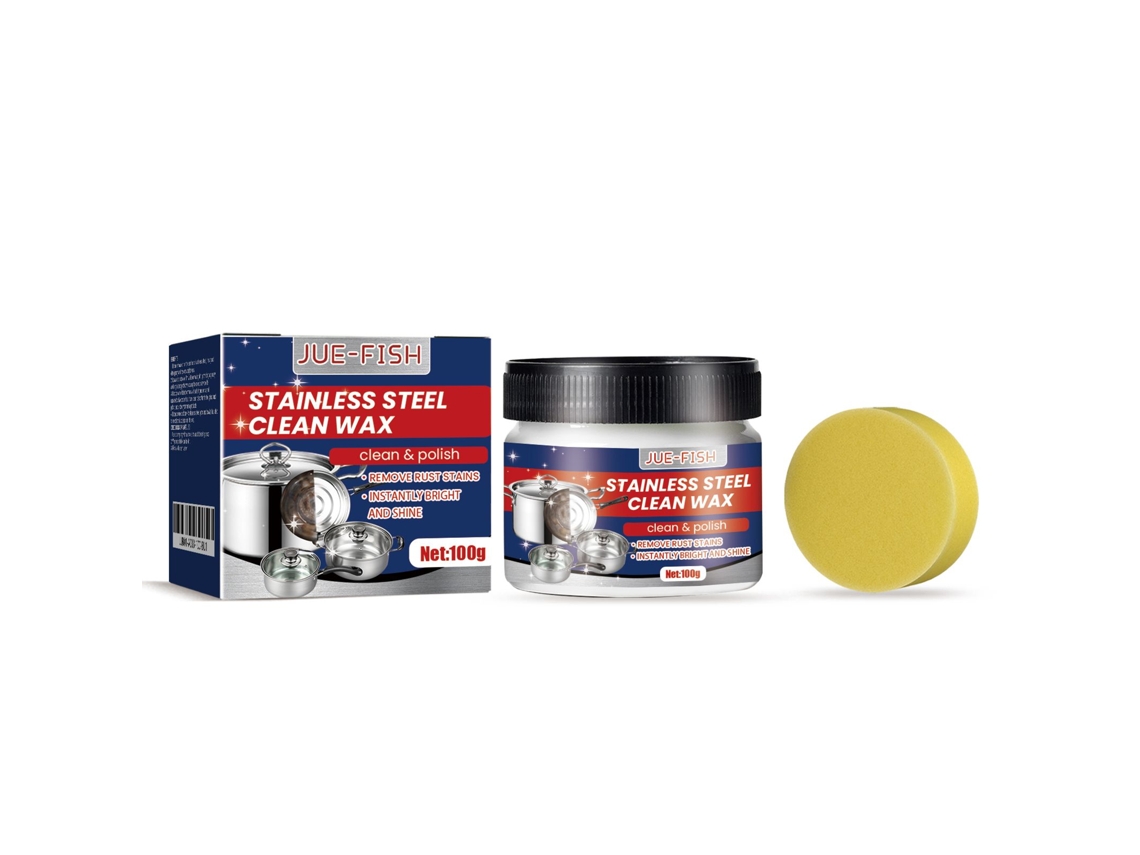 Pasta de Limpeza para Aço Inoxidável, Protege e Brilha Eletrodomésticos Inox LAXISCREED