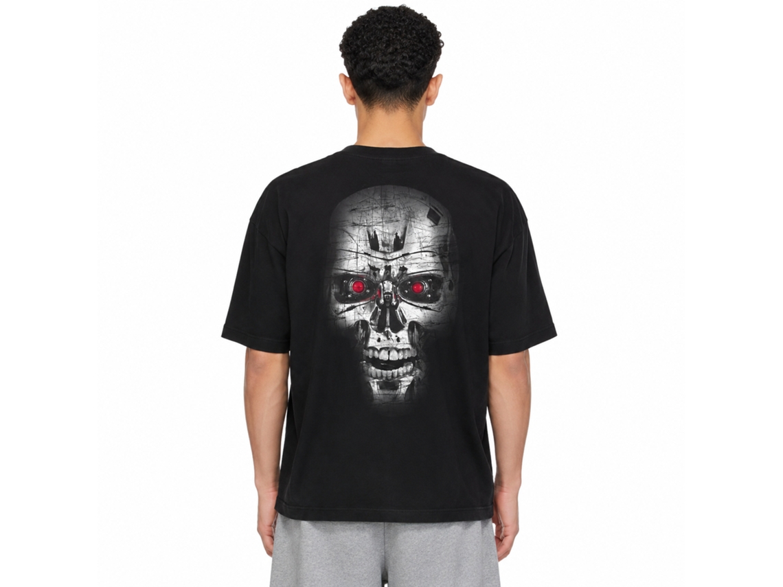 Rockinstone Terminator Imma Eat That Grape Black Adult T-shirt Size:xl