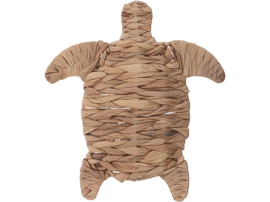 Grande Enfeite De Tartaruga Marinha Artesanal, Decoração De Parede Em Fibra Natural, Enfeite De