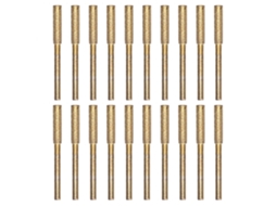 20 Peças Afiador Burr Conjunto De Ferramentas Afiar Moto Serra Rotativa Lâmina 4.8mm Ouro