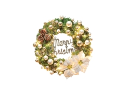 Laxiscreed Guirlanda De Natal Com Luzes A Bateria Para Porta E Decoração Festiva